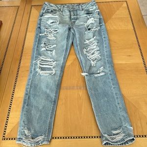 Barely used high waisted light wash jeans (all offers will be considered)